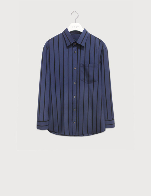 Stripe pocket shirt [HST05]