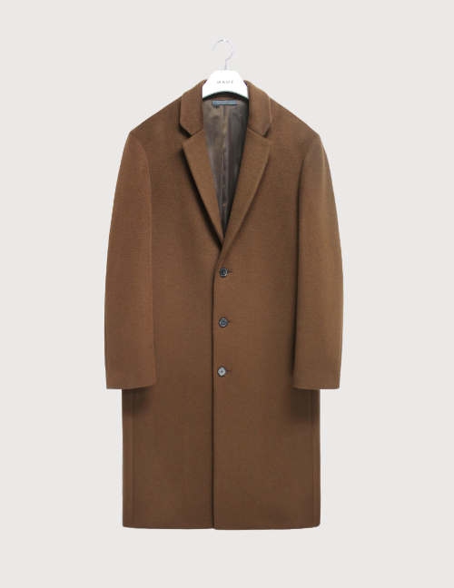 Cashmere hidden pocket coat [HC15]