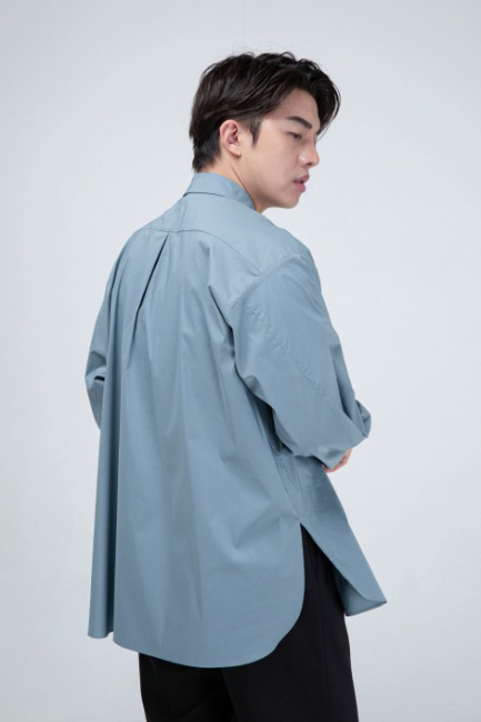 Slate blue comfort shirt [HST28]